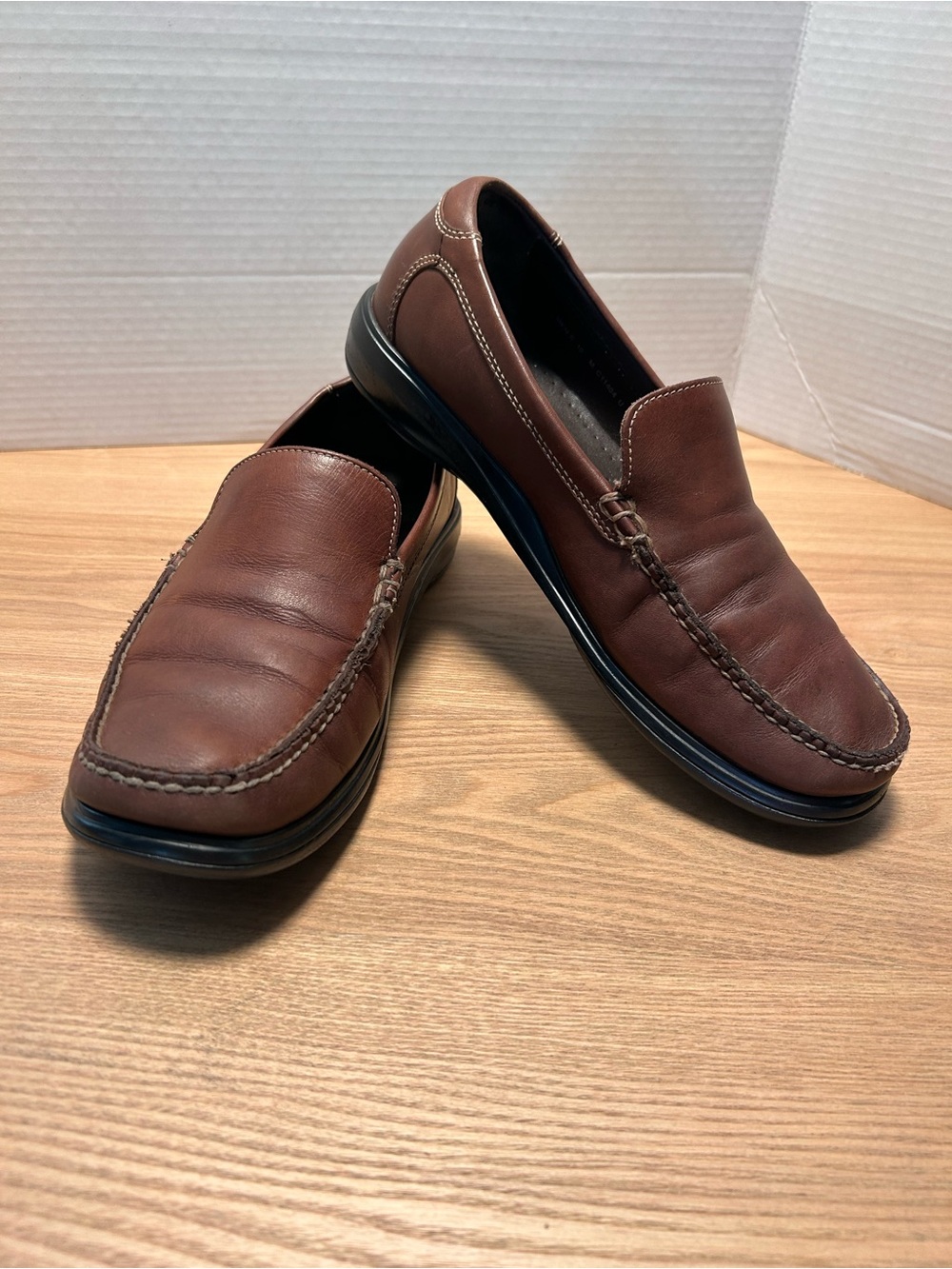 COLE HAAN Men’s Size 10M Keating Venetian Chestnut Loafers Comfort Shoes